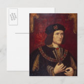 Porträt von König Richard III Postkarte (Vorne/Hinten)