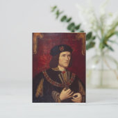 Porträt von König Richard III Postkarte (Stehend Vorderseite)