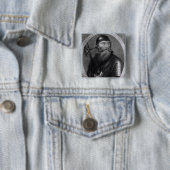 Porträt von König Robert I von Schottland Button (Beispiel)