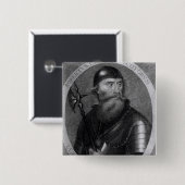 Porträt von König Robert I von Schottland Button (Vorne & Hinten)