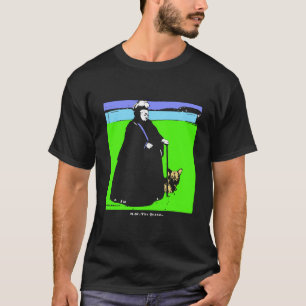 Porträt von Königin Victoria und Yorkie-Hund T-Shirt