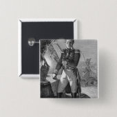 Porträt von Laurent de Gouvion Heilig-Cyr Button (Vorne & Hinten)