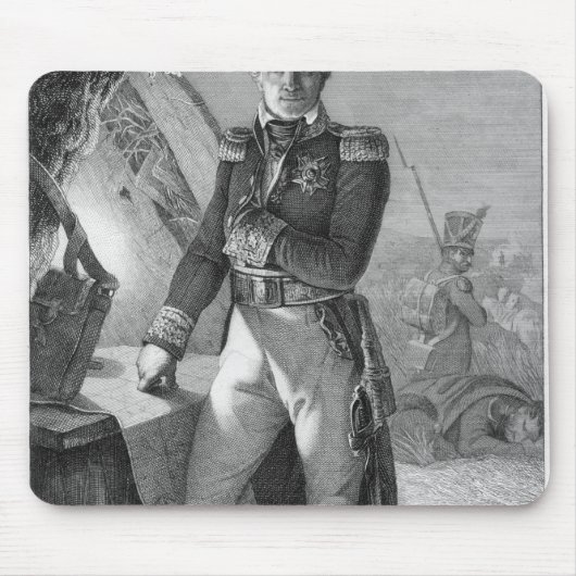 Porträt von Laurent de Gouvion Heilig-Cyr Mousepad (Vorne)