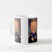 Porträt von Leon Bakst durch Modigliani Amedeo Kaffeetasse (Vorderseite Links)