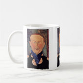 Porträt von Leon Bakst durch Modigliani Amedeo Kaffeetasse (Links)