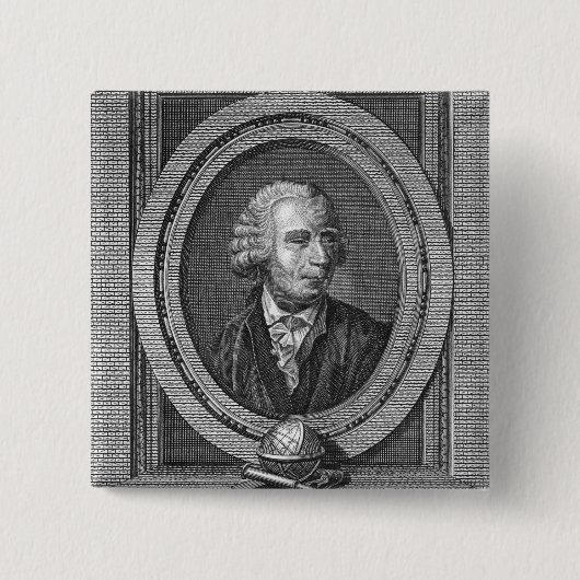 Porträt von Leonard Euler Button (Vorderseite)