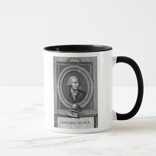 Porträt von Leonard Euler Tasse (Rechts)
