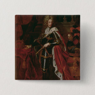 Porträt von Leopold I, heiliger römischer Kaiser Button