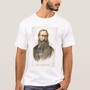 Porträt von Leopold II (1835-1909), König von T-Shirt