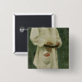 Porträt von Lev Tolstoy 1901 Button (Vorne & Hinten)