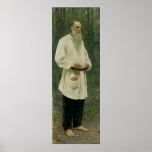 Porträt von Lev Tolstoy 1901 Poster