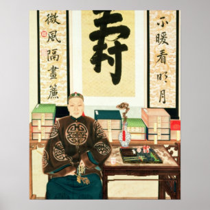 Porträt von Li-Lieu Ying, Kaiserin Tzu-Hsis Großes Poster