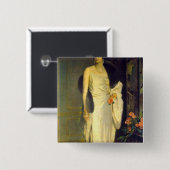 Porträt von Loelia, Herzogin von Westminster Button (Vorne & Hinten)