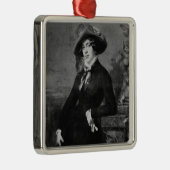 Porträt von Lola Montez, 1844 Silbernes Ornament (Rechts)