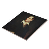 Porträt von Lord Byron (1788-1824) (Öl auf Fliese (Seite)