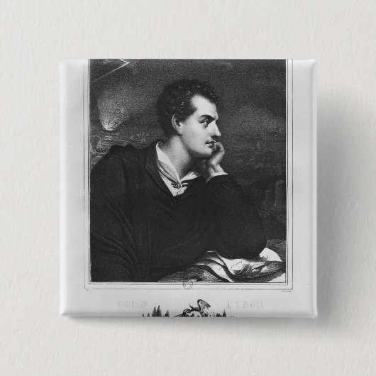Porträt von Lord Byron Button (Vorderseite)