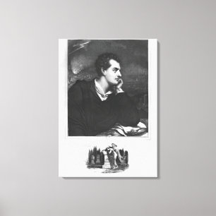 Porträt von Lord Byron Leinwanddruck