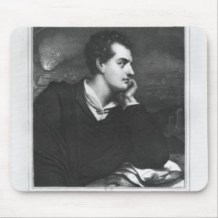 Porträt von Lord Byron Mousepad