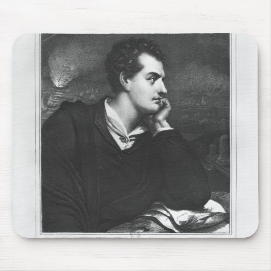 Porträt von Lord Byron Mousepad (Vorne)