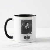 Porträt von Lord Byron Tasse (Links)
