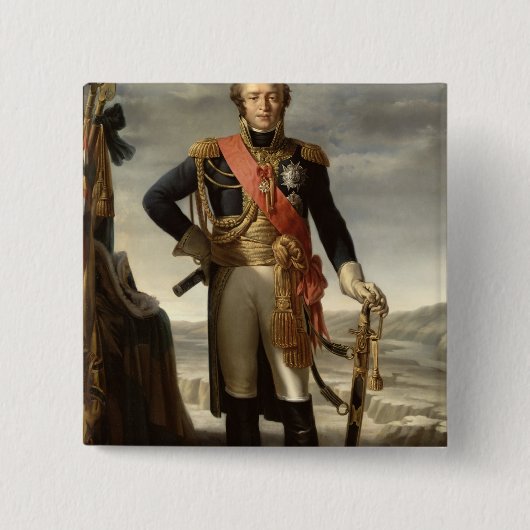 Porträt von Louis Nicolas Davout Button (Vorderseite)