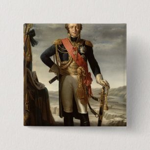 Porträt von Louis Nicolas Davout Button