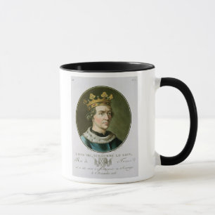 Porträt von Louis VIII, genannt "Le Lion", König Tasse