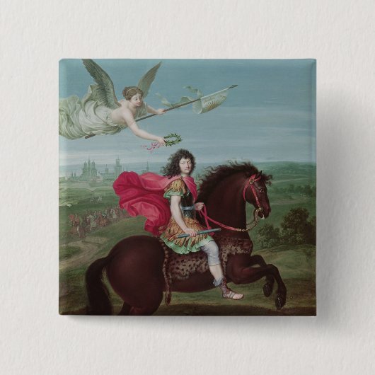 Porträt von Louis XIV 2 Button (Vorderseite)
