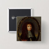 Porträt von Louis XIV Button (Vorne & Hinten)