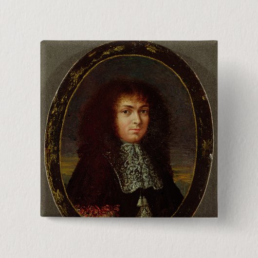 Porträt von Louis XIV Button (Vorderseite)