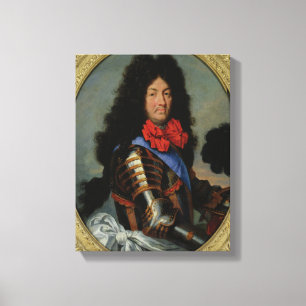 Porträt von Louis XIV Leinwanddruck