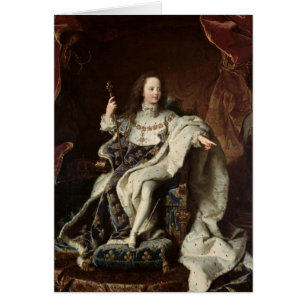 Porträt von Louis XV in den Krönungs-Roben, 1715