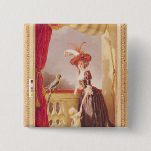 Porträt von Louise-Elisabeth De Frankreich und si Button