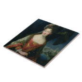 Porträt von Louise-Hippolyte (1687-1731), Fliese (Seite)