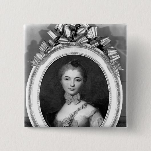 Porträt von Louise Honorine Crozat du Chatel Button (Vorderseite)