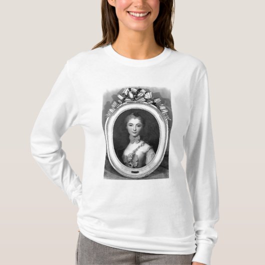 Porträt von Louise Honorine Crozat du Chatel T-Shirt (Vorderseite)
