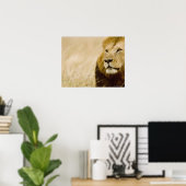 Porträt von Löwen (Panthera leo), Masai Mara Poster (Heimbüro)