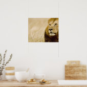 Porträt von Löwen (Panthera leo), Masai Mara Poster (Küche)