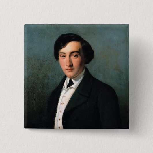 Porträt von Lucien Petipa 1849 Button (Vorderseite)