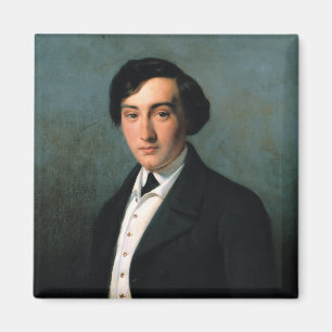 Porträt von Lucien Petipa 1849 Magnet