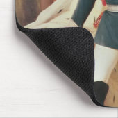 Porträt von Ludwig II von Bayern in der Uniform Mousepad (Ecke)