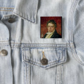 Porträt von Ludwig van Beethoven Button (Beispiel)