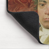 Porträt von Ludwig van Beethoven Mousepad (Ecke)
