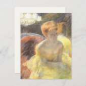 Porträt von Lydia an der Oper von Mary Cassatt (Vorne/Hinten)