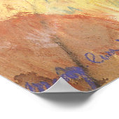 Porträt von Lydia an der Oper von Mary Cassatt Poster (Ecke)