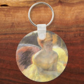 Porträt von Lydia an der Oper von Mary Cassatt Schlüsselanhänger (Vorderseite)