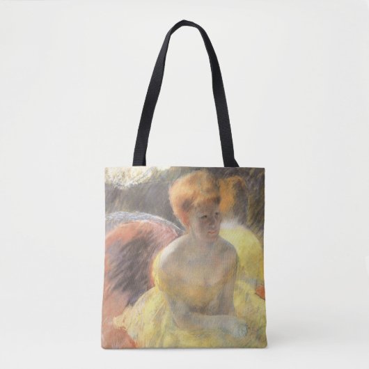 Porträt von Lydia an der Oper von Mary Cassatt Tasche (Vorderseite)