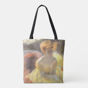 Porträt von Lydia an der Oper von Mary Cassatt Tasche