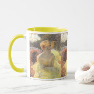 Porträt von Lydia an der Oper von Mary Cassatt Tasse