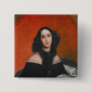 Porträt von M.A. Bek, 1840 Button